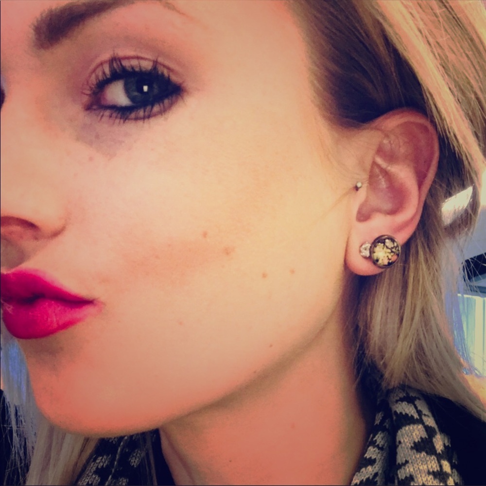 Antique Flower Earrings